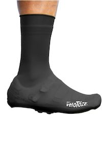 VeloToze Shoe Covers Tall Silicone With Snaps - Black