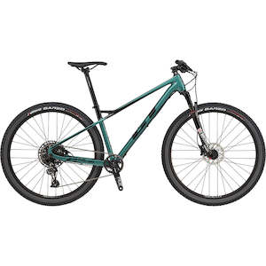 Bicycle and accessory: GT Zaskar 29 Carbon Elite Jade