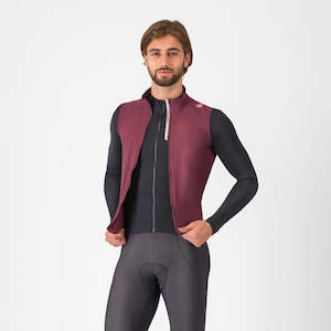 Bicycle and accessory: Castelli Espresso Vest - Deep Bordeaux