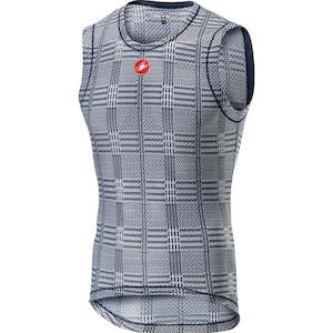 Bicycle and accessory: Castelli Pro Mesh Sleeveless Men's Base Layer - Dark Steel Blue