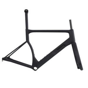 Bicycle and accessory: 3T Strada Team Due Frameset - Matte Black/Black