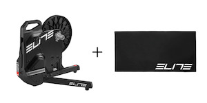 Bicycle and accessory: Elite Trainer Suito - T + Training Mat Bundle