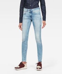 Clothing: G-STAR Lynn Skinny Elto 'Sun Faded Blue'