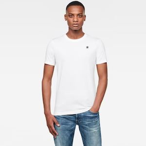 G-STAR Premium Slim Tee Crew Neck 'White'