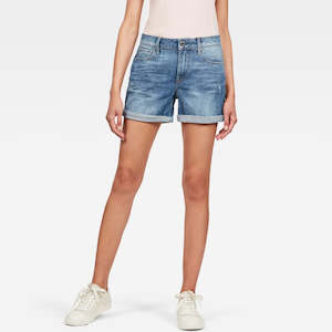 G-STAR 3301 High Boyfriend Shorts 'Medium Aged'