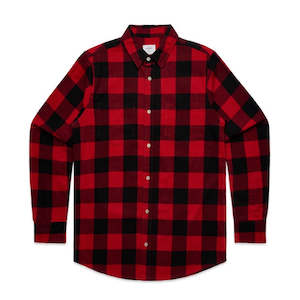 ROUTE 66 Men's Flannel Check Shirt 'Red '