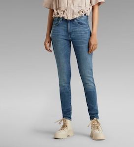 G-STAR Lhana Skinny Jeans 'Faded Cascade'