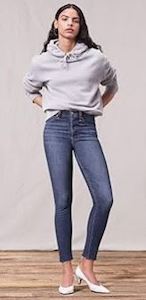 Clothing: LEVI’S Wedgie Skinny 'Mental Block'