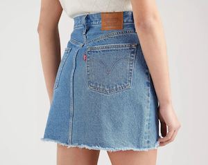 Clothing: LEVI'S High Deconstructed Skirt 'Plains'