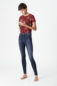 MAVI Alissa Skinny Jeans 32in leg Mid Blue