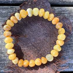 Matte butterscotch Baltic Amber Bracelet