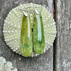 Marsden Flower greenstone matched earrings