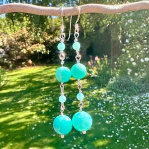 Amazonite earrings