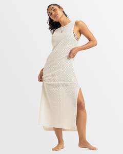 Womens Playa Mood Crochet Long Dress