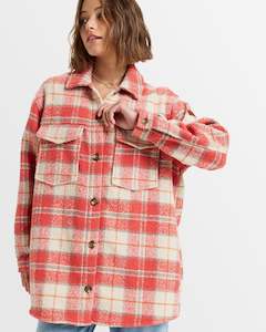 Womens Check The Swell Iiii Shacket