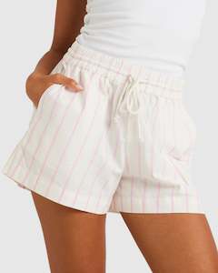 Womenswear: Womens Lekeitio Beach Stripe Elasticated Shorts