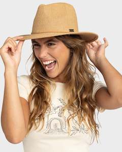 Womenswear: Womens Early Sunset Straw Hat