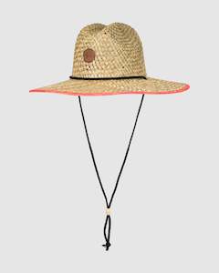 Womens Pina To My Colada Printed Straw Hat