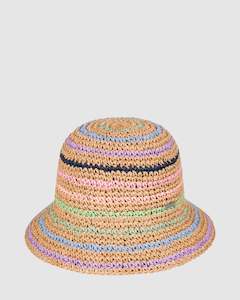 Womens Candied Peacy Bucket Hat