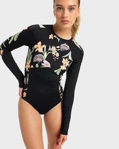 Womenswear: Womens Fashion Long Sleeve Rash Vest