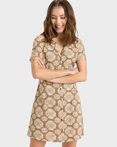 Womenswear: Womens Happy Shiny Girls Mini Dress