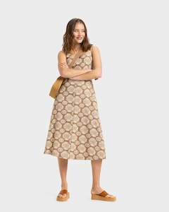 Womenswear: Womens Island Glow Midi Dress