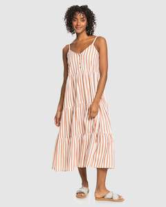 Womens Bleach Days Stripe Dress