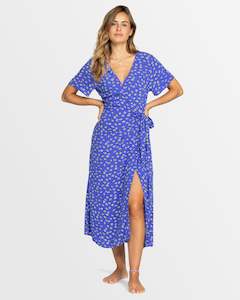 Womens Indigo Sand Midi Dress