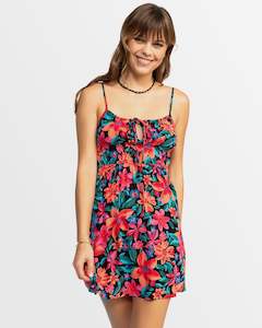 Womens La Vida Strappy Mini Dress