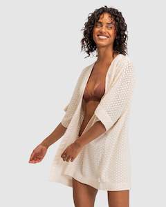 Womenswear: Womens Fun Swell Beach Kimono