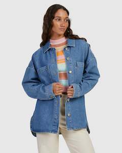 Womens Our Love Shacket Jackets