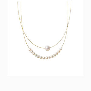 Marjorie Double Layered Pearl Necklace