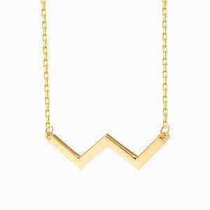 Diana W Necklace in s925 with gold plating