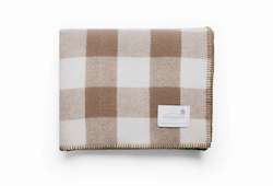 All: Hapua Honey Check Blanket