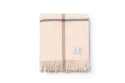 Waitoka White Throw