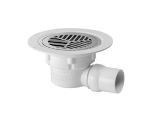 Aqua Deck Drain Side Exit Big Flange 50mm