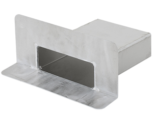 Building supplies: Aluminium Scupper 200mm x 75mm