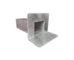 Stainless Steel Scupper 100mm x 100mm