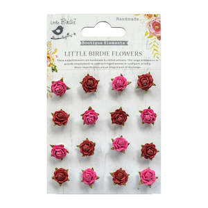 Little Birdie Handmade Paper Flowers - Micro Roses - Candy Mix