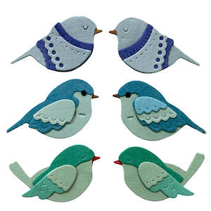 Other Dies: Montie's Craft Supplies Die Set - Cute Birdies