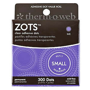 Double Sided Adhesives: Zots Clear Adhesive Dots - Small