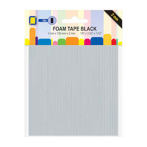 Jeje Products Foam Strips Black - 2mm Thick