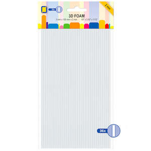 Jeje Products Foam Strips White - 2 mm Thick