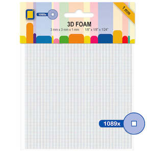 Jeje Products Foam Squares Mini 1- mm Thick