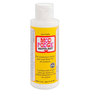 Glue Adhesives: Mod Podge Matte - Plaid