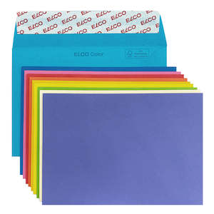 Envelopes: C6 Envelopes - Assorted Coloured 10pk