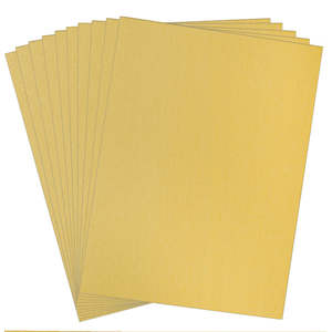 Greeting Cards 10pk - Shimmer Gold