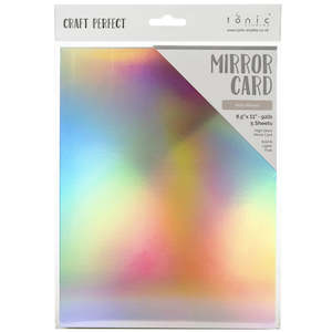 Tonic Mirror Cardstock - Holo Waves 9463E