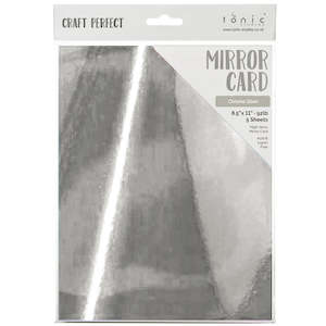 Mirror Card: Tonic Mirror Cardstock - Chrome Silver 9452E