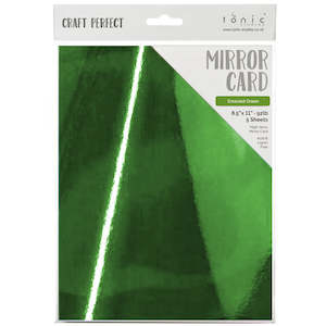 Mirror Card: Tonic Mirror Cardstock - Emerald Green 9454E